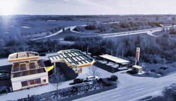 PV_Tankstelle_Shell_Geschendorf_Landschaft_Nah_TSlinks_bea Tankstelle SHELL in Geschendorf